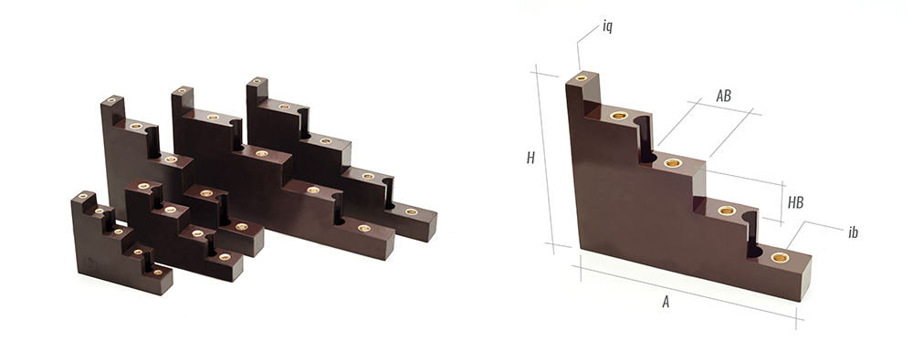 AISL ESCALERA PORTABARRA 40MM EPOXI