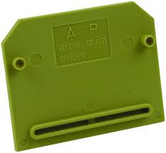 TAPA FINAL P/ BORNE SAK   2,5mm2.  VERDE         C902656.6100