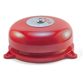 CAMPANA ALARMA CI-2 24VCC    DIAM. 150MM     METAL   ROJO