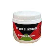 GRASA SILICONADA DISIP CALOR POTE 500G.