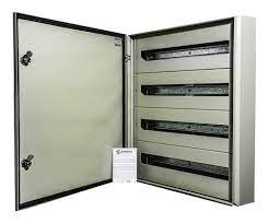 GABINETE EST IP65 MET P/10 DIN 200X 300X 120MM 10 MOD BEIGE CERR MONEDA   GEE 2030