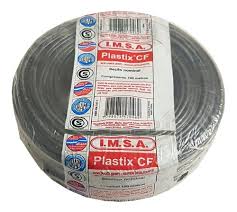 CABLE CU/PVC FLEX 1X  6MM2 PLASTIX CF NEGRO X MT