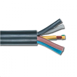 CABLE BLINDADO TPR 12X  1MM2 C/PANTALLA ALUMINIO+MALLA DE COBRE EXTERIOR