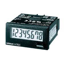 CONTADOR C/DISPL. LCD 7 SEGMENTOS 48X24   8 DIG 30HZ  Batería interna. IP66. Entradas para señales de contacto seco. Frecuencia máxima: 30 Hz ó 1 KHz. Color negro. Display estándar. Reset externo y reset frontal manual. Para montaje en panel.  H7ECNB