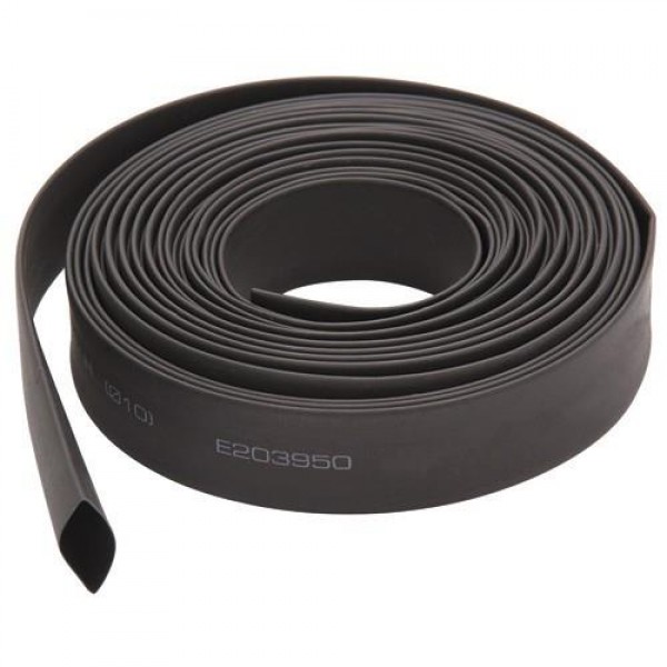 TUBO TERMOCONT P.FINA S/ADHES   6.5 / 3MM HSTW1-PT NEGRO (TF 6,5/3,0)   (EX 6 / 3MM)