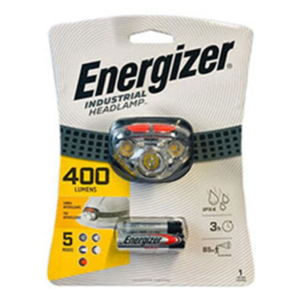 LINTERNA P/ CABEZA ENERGIZER MANOS LIBRES ML 400 LUMENS C/PILAS (EX 330040)