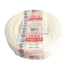 CABLE CU/PVC FLEX 1X  2.5MM2 PLASTIX CF BLANCO X MT