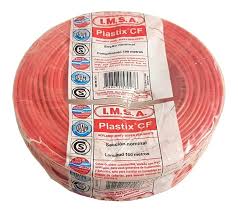 CABLE CU/PVC FLEX 1X  2.5MM2 PLASTIX CF ROJO X MT