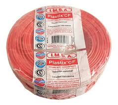 (H.A.S.D.) CABLE ROLLO x 30mt CU/PVC FLEXIBLE 1X  1MM2 ROJO PLASTIX CF