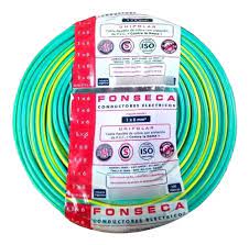 CABLE CU/PVC FLEX  1X  1.5MM2 VERDE/AMARILLO (PRECIO POR METRO - VENTA POR ROLLO DE 100M)