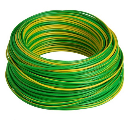 CABLE CU/PVC FLEX  1X 10MM2 VERDE/AMARILLO