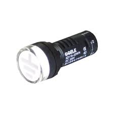 OJO DE BUEY C/LED D22 PLASTICO 220V BLANCO