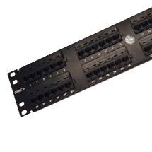 PATCH PANEL 48 TOMAS RJ45 CAT5E   PATCHERA RACKEABLE 2U