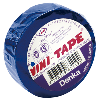 CINTA AISL PVC VINI-TAPE 19MM X 10M AZUL (SIMIL 770)