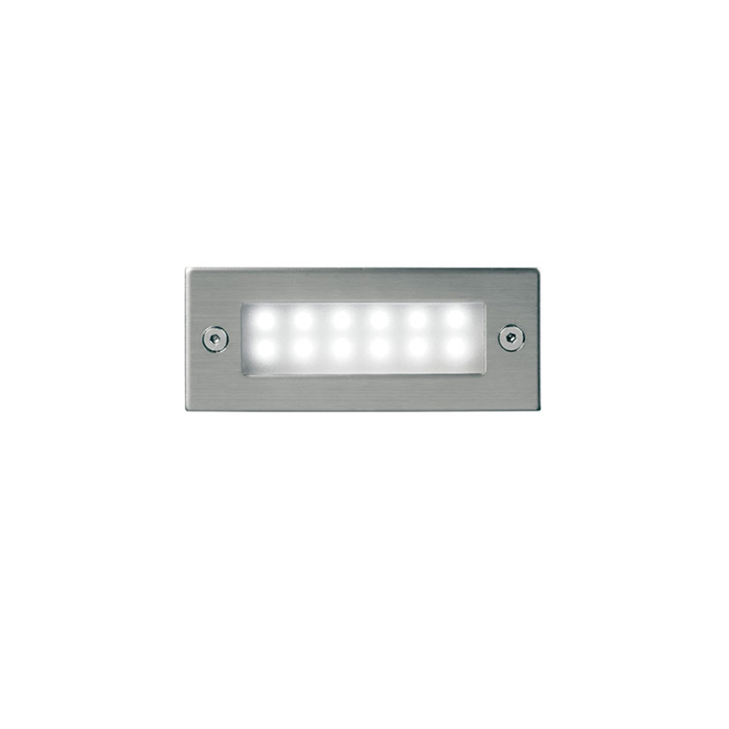 ARTEF P/EMB PARED C/ 12 LED BLANCO  HERA