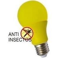 LAMPARA LED A60  E27 10W (80w) AMARILLO (ANTI-INSECTO)   220-240V  25.000HS