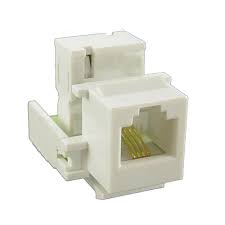 FICHA RJ11 HEMBRA 6P4C, CAT3 , C/CRIMP. Y TAPA