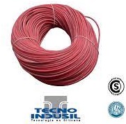 CABLE SIAF 1X   0.75MM2 CAUCHO SILICONADO ROJO X MT