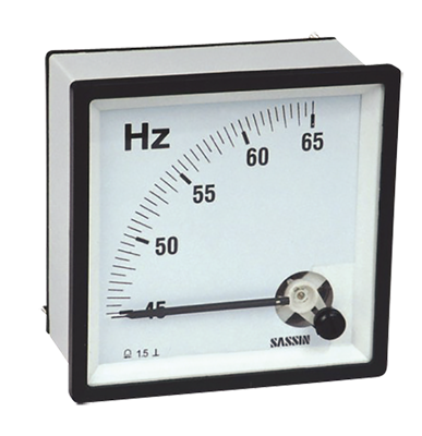 FRECUENCIMETRO ANALOG. 72X72 -45-55HZ  380V