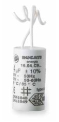 CAPACITOR P/ILUM   10uF  250VCA   CONEX CABLES