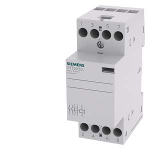 CONTACTOR MODULAR P/DIN 4NA BOB 220VCA AC-3: 4KW AC-1:25A SIN PERILLA