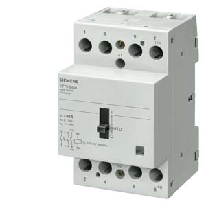 CONTACTOR MODULAR P/DIN 4NA BOB 220VCA (PERILLA I-AUTO-0) AC-3: 15KW AC-1:63A