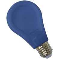 LAMPARA LED A60 E27 10W (80w) AZUL 220-240V 25.000HS