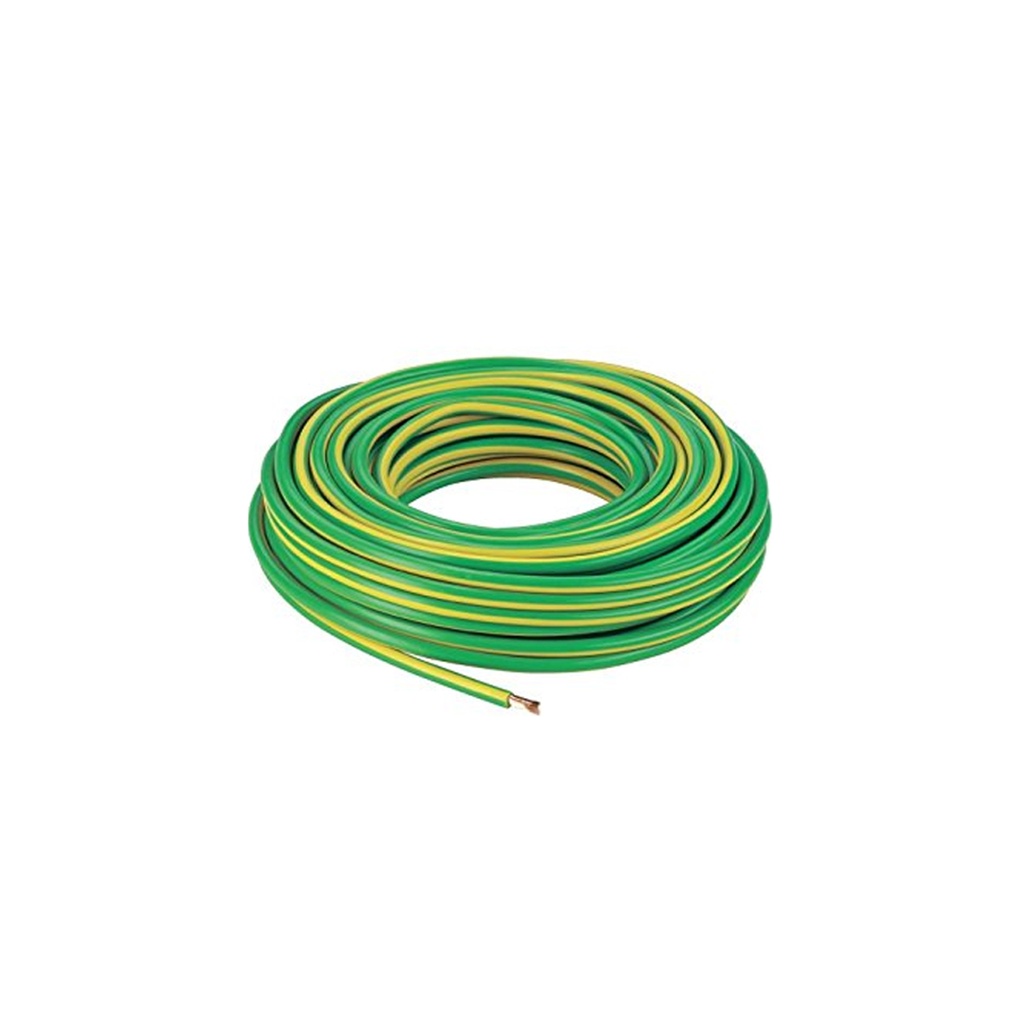 (.)CABLE CU/PVC FLEX  1X  1.5MM2 VERDE/AMARILLO