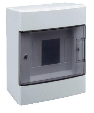 CAJA SOBREPONER P/TERMOMAG 2-4 MOD C/PUERTA FUME PLASTICA