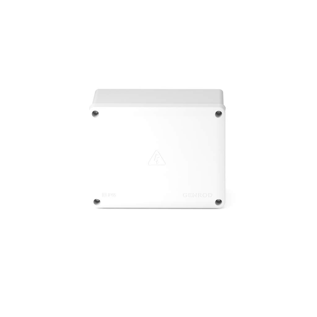 CAJA DE PASO ESTANCA PLASTICO 165X 210X 80MM BLANCA C/TAPA OPACA  IP65   PVC   (EX 06162108B)