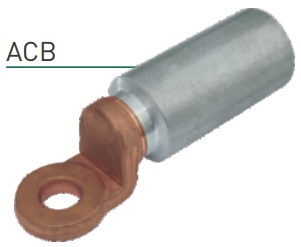 TERMINAL BIMETALICO 1 AGUJ 95MM2 1/2" (ALUM. Y PALA CU)     ACB95