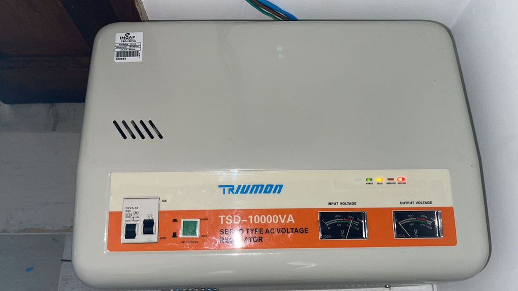 ESTABILIZADOR MONOFASICO DE TENSION 10000VA 10KVA   TSD10