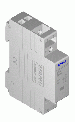 CONTACTOR MODULAR BIPOLAR 220V 20A (AC1)