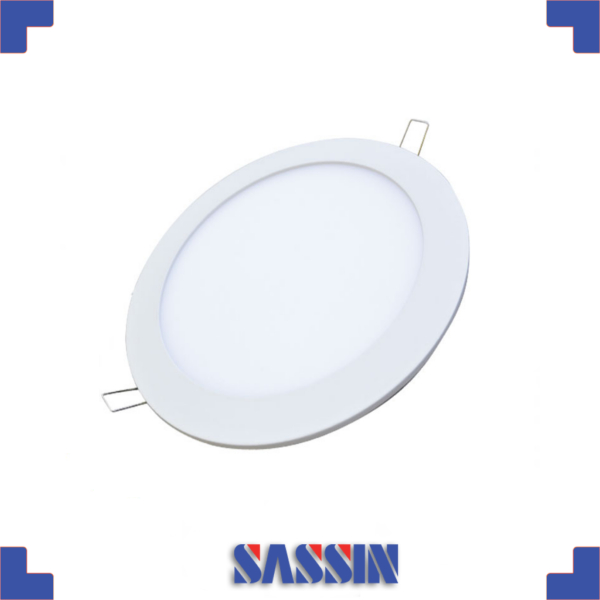 LUMINARIA CIRCULAR A LED DE EMBUTIR BLANCA 5W LUZ DIA FRIA DIAMETRO 110mm