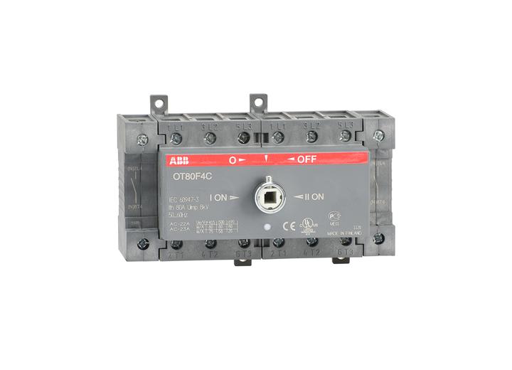 CONMUT MANUAL BAJO CARGA 4X 80A OT80F4C (*)