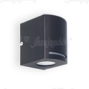 APLIQUE UNIDIRECC CUADRADO HIERRO PAR16 1X 50W NEGRO (HO)