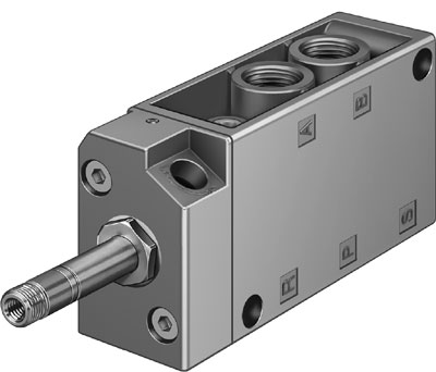 ELECTROVALVULA / 5/2 MONOESTABLE / CAUDAL NOM. 1000L/MIN / ROSCA G1/4 - PILOT INT. / P/ BOBINA MAGN. F / IP65