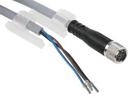 CABLE C/ CONEX. IZQ. ZOCALO RECTO ROSCA M8 - 3 CONTACTOS / CONEX. DER. EXT. ABIERTO - 3 CONTACTOS / TENSION 60V DC-AC / LONG. 2,5M