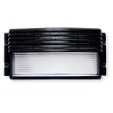 TORTUGA 1X 75W E27 VIDRIO. ESMER C/VISERA NEGRO GIARDINO