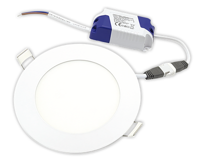 LUMINARIA CIRCULAR A LED DE EMBUTIR 8W LUZ DIA FRIA