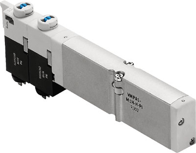 ELECTROVALVULA / 2x 3/2 NC MONOESTABLE / CAUDAL NOM. 230 L/MIN / ACCION ELECTRICA 24VDC / IP65.- IEC 60529