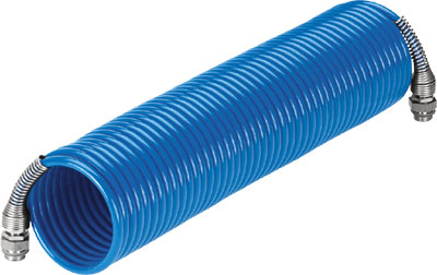 MANGUERA FLEX. HELICOIDAL / POLIAMIDA / DIAM. EXT. 7.8MM / LONG TRABAJO 7.5M / CONEX NEU G1/4 - C/ RACOR ORIENTABLES