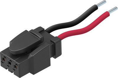 CABLE NEBV-H1G2-KN-1-N-LE2 / C/ CONECTOR RECTO / 2 PINES / EXT ABIERTO / LONG 1M