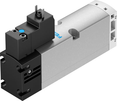 VALVULA VSVA-B-M52-MH-A1-1C1 / 5/2 MONO / PLACA BASE / PILOTAJE INT / TENSION 24 VDC / CONEX NEU ISO 1 - ELEC CLAVIJA FORMA C