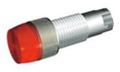 LUZ PILOTO ROJO C/LED 220VCA 220VCC OJO DE BUEY