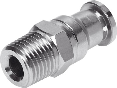 RACOR RAPIDO CRQS-1/8-6 / RECTO / ACERO INOX / CONEX NEU R1/8 - RACOR 6MM