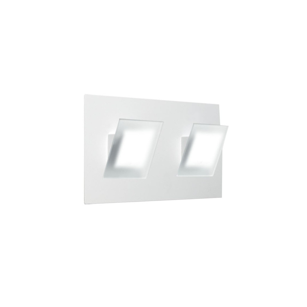 APLIQUE LED 2 LUCES 260X120 BLANCO MICRO LINEA WIT