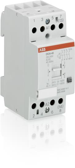 (CONSULTAR) CONTACTOR 24A BOB 220VCA 220VCC 4NA C/MANDO MANUAL SERIE EN   EN24-40/230