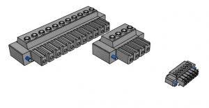 SURTIDO DE CONECTORES NEKM-C-21 / P/ ALIM. Y CONTROL EMCA