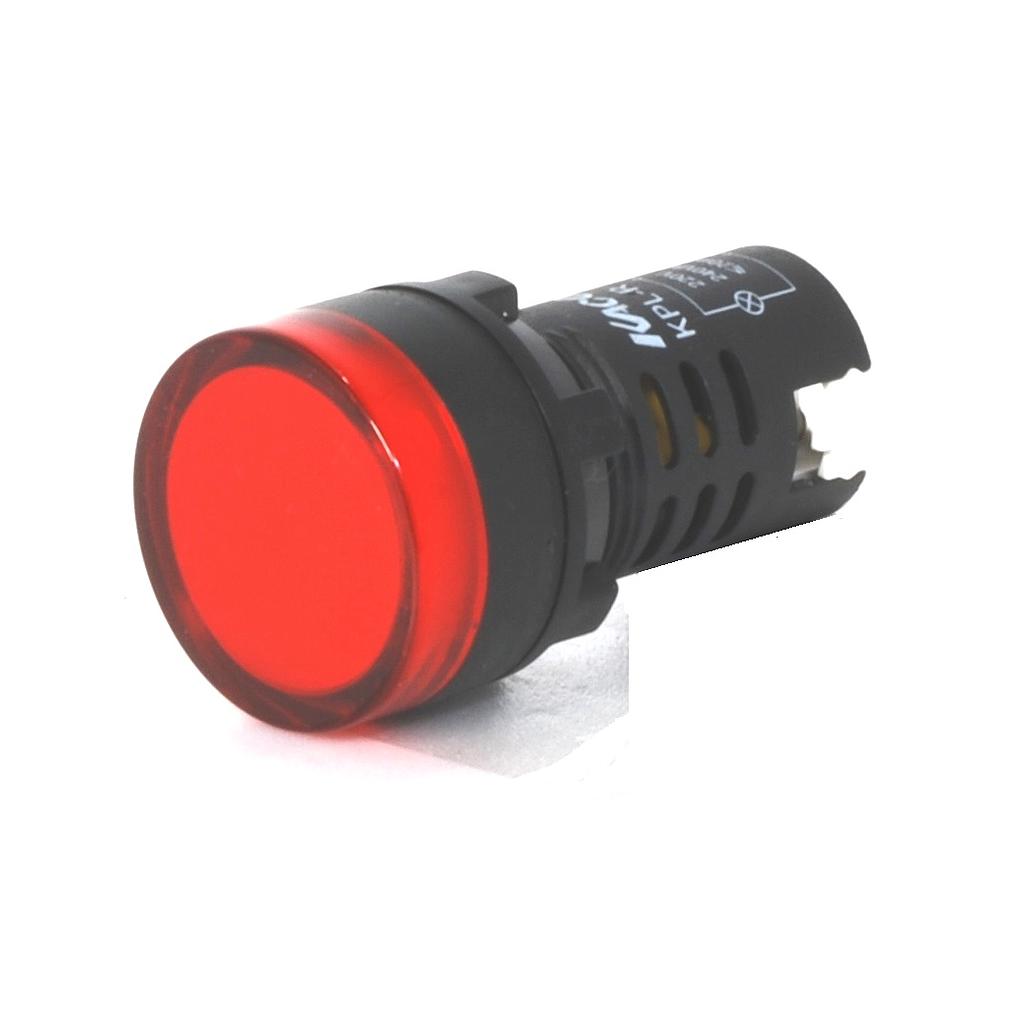 OJO DE BUEY C/LED 110VCA ROJO   KPL-R   DIAM. 22